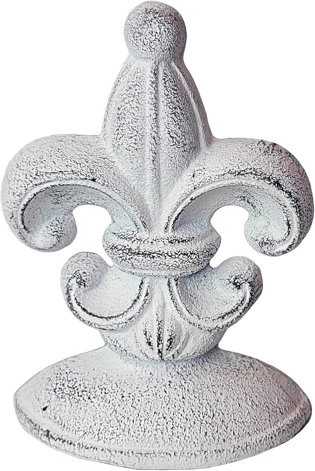 Cast Iron Fleur De Lis Door Stopper, 5" x 3.5" x 7"