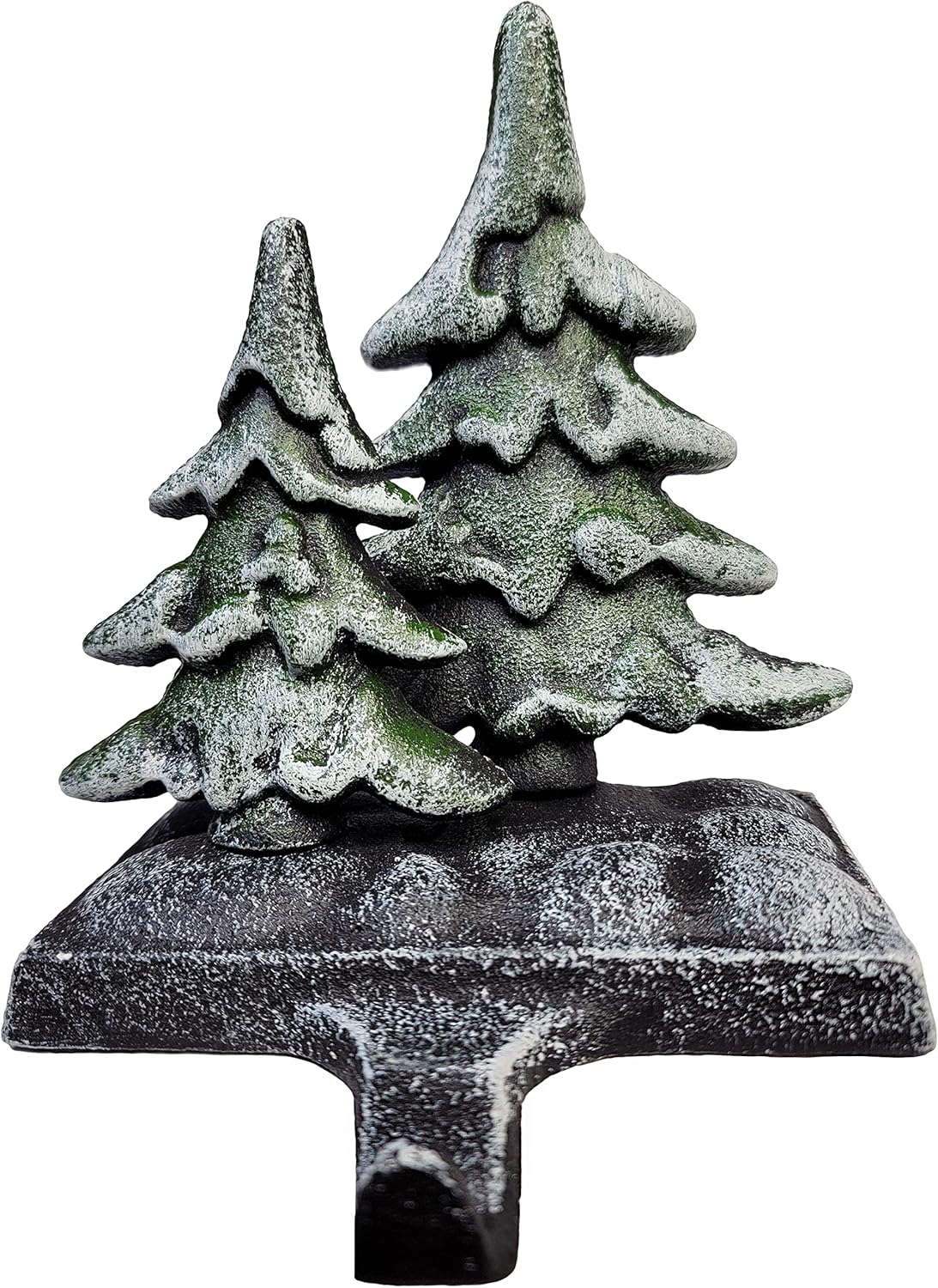 Christmas Double Tree Stocking Holders, Measures 6" x 4.5"
