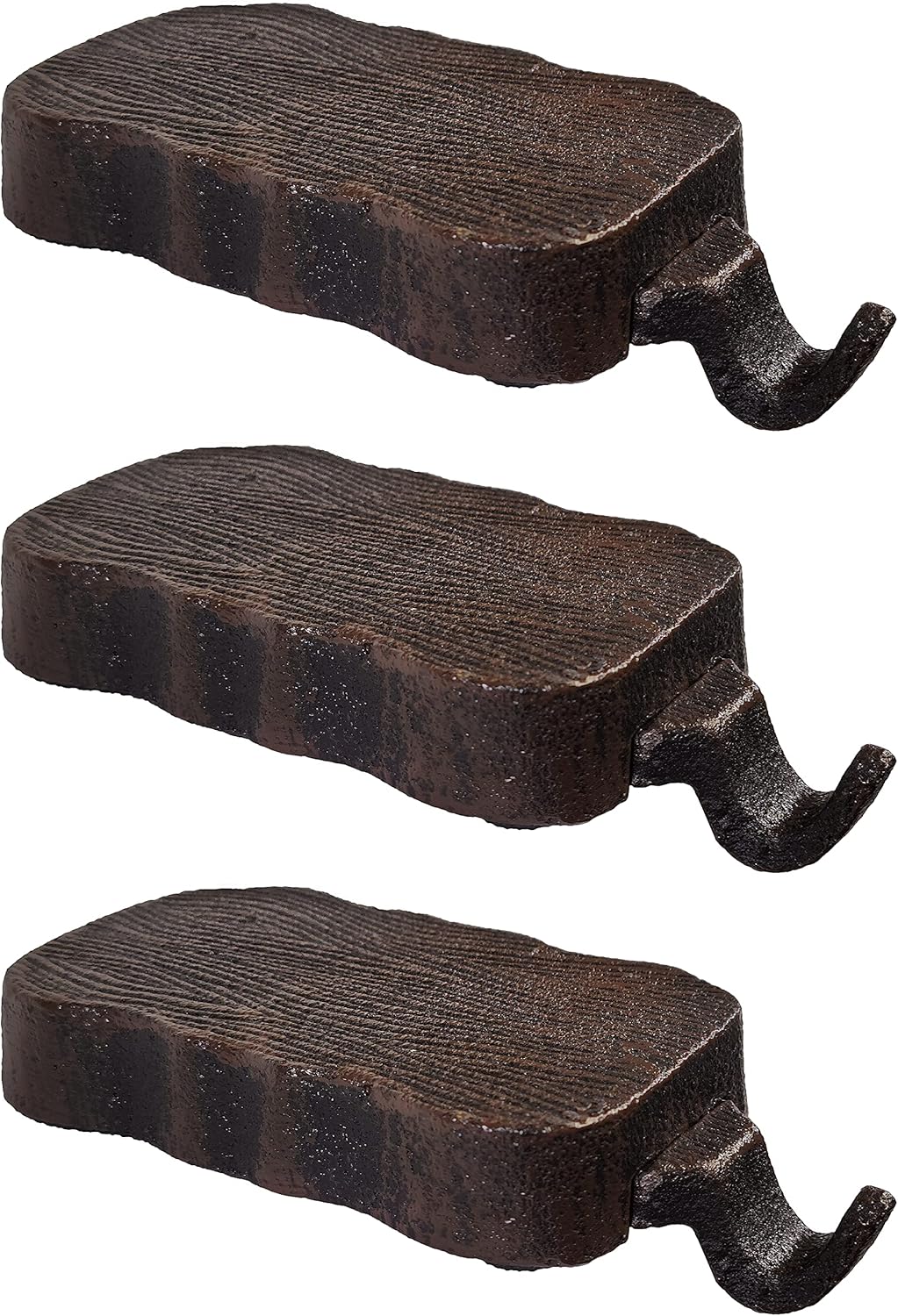 Low Profile Log Design Christmas Stocking Holder Bases