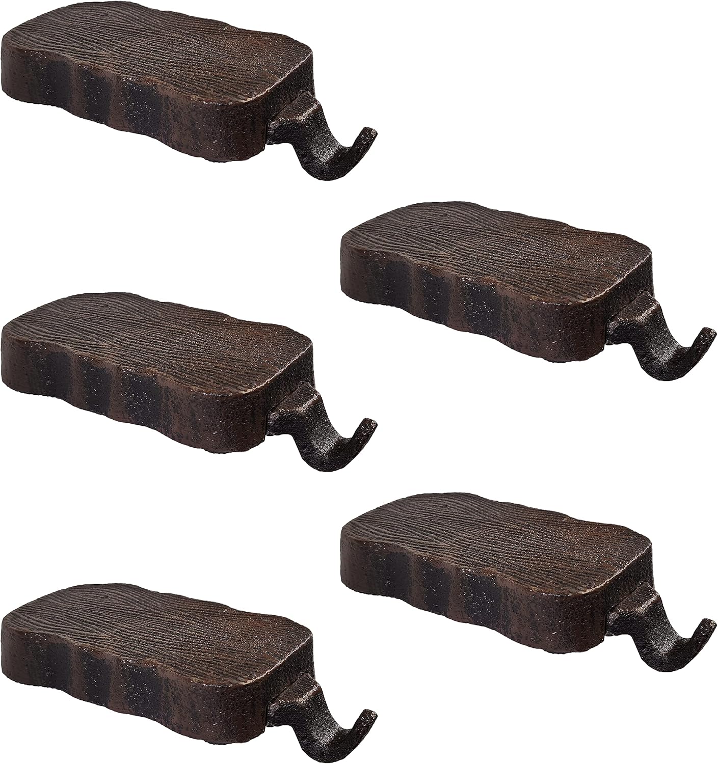 Low Profile Log Design Christmas Stocking Holder Bases