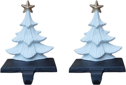 Metallic Color Trees Christmas Stocking Holder
