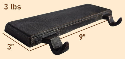 Double Christmas Stocking Holder 4 Hooks