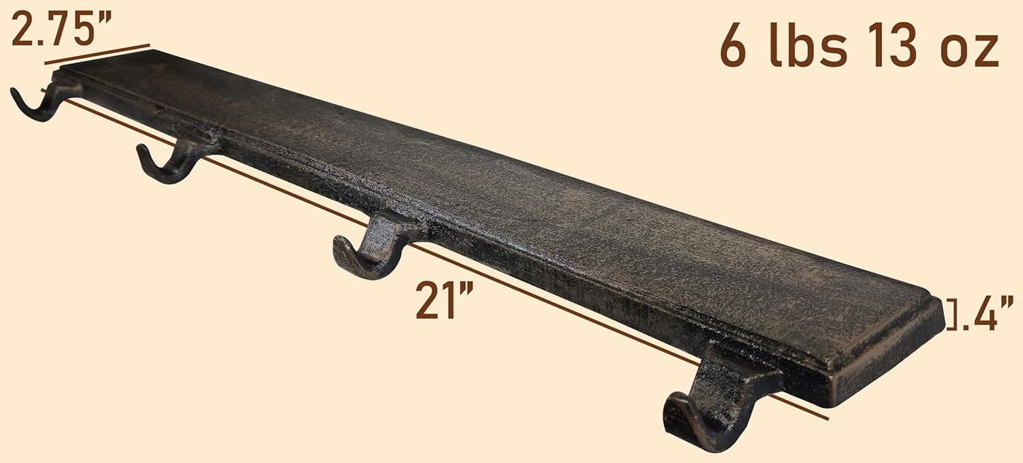 Christmas Stocking Holder Long Base 4 Hooks
