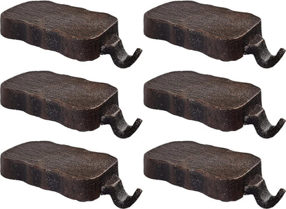 Low Profile Log Design Christmas Stocking Holder Bases