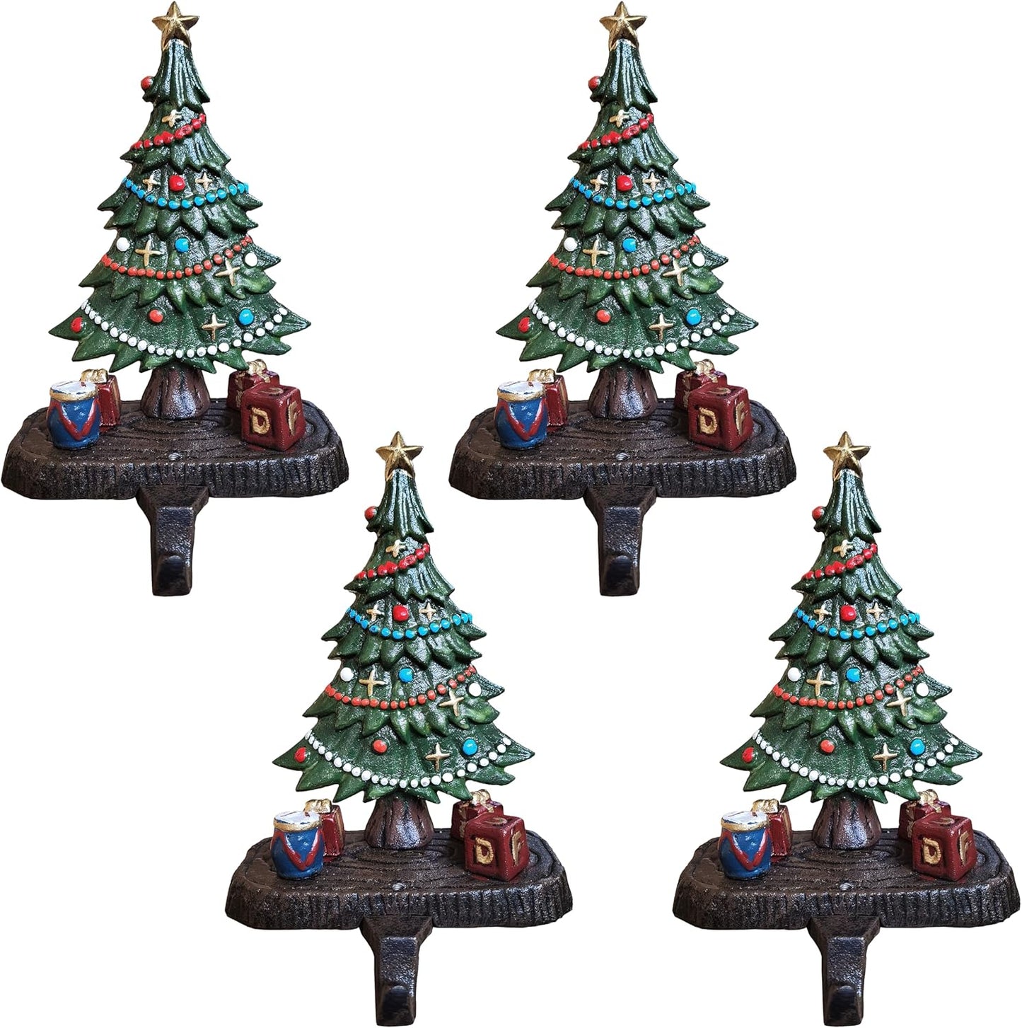 Christmas Tree with Gifts Stocking Holder