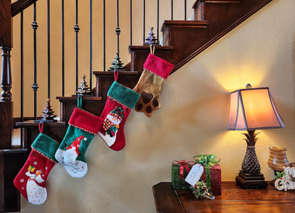 Choose Any Color Trees - Cast Iron Christmas Tree Stocking Holders