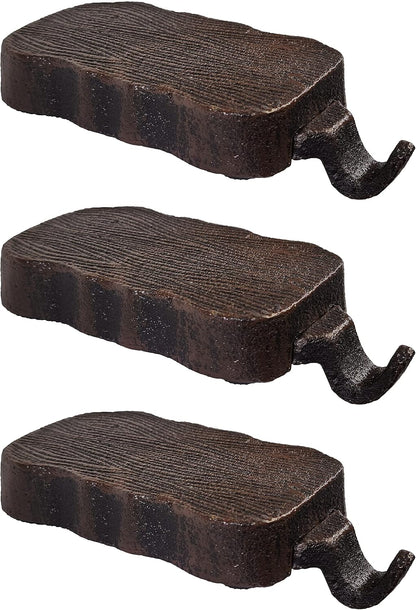 Low Profile Log Design Christmas Stocking Holder Bases