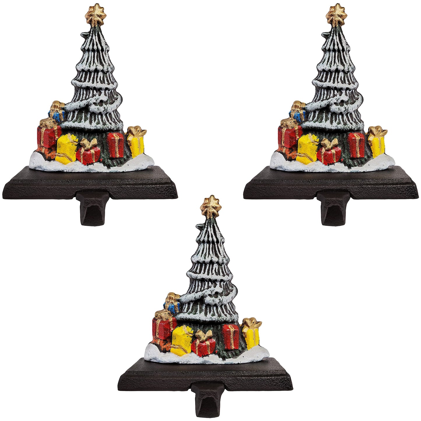 Trees with Presents Christmas Stocking Holders